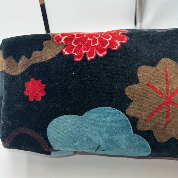 Longchamp RARE Velvet Floral Le Pliage Tote Bag - Picture 6 of 12